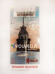 İstavrit Kösteği UV-GLOW Simli Youvella Kartonda 50 İğne 015 mm Köstek 78