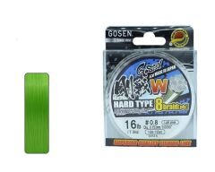 Gosen W8 Hard Type PE 8 Örgü Spin İp Misina 150mt Açık Yeşil Standart - 0.6 PE
