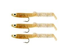 Captain 3525 Eel Fish 75cm Silikon Zargana Suni Yem 3lü Paket E17 GOLD G