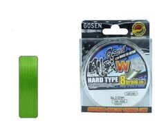 Gosen W8 Hard Type PE 8 Örgü Spin İp Misina 150mt Açık Yeşil Standart - 0.8 PE