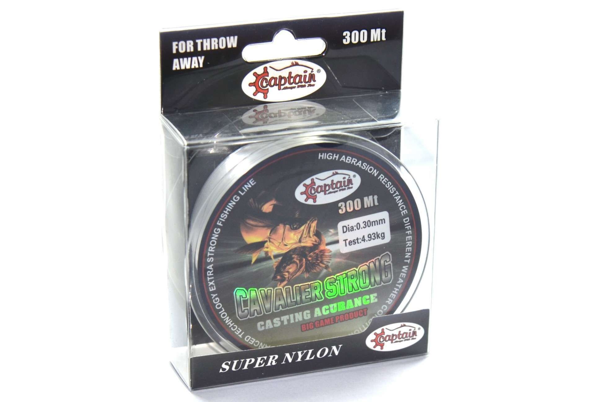 Captain Cavalier Strong 300mt Monofilament Misina Beyaz Standart - 0.30 MM
