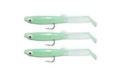 Captain 3525 Eel Fish 75cm Silikon Zargana Suni Yem 3lü Paket E11 GREEN 