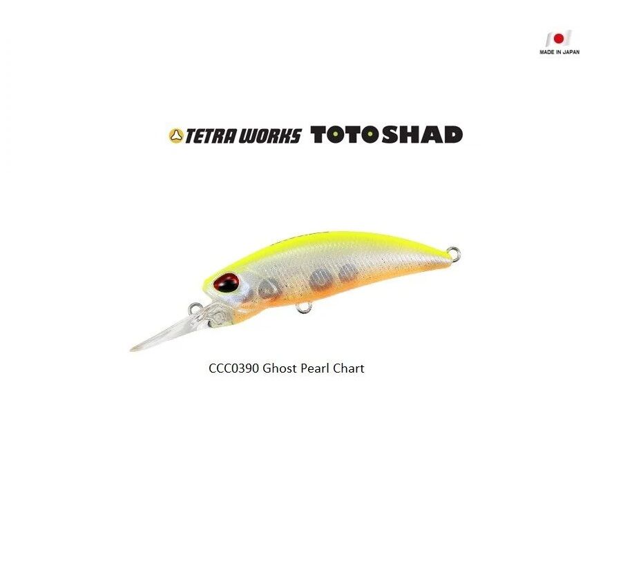 Duo Tetra Works Toto Shad 48S Sahte Balık Duo Tetra Works Toto Shad 48s Sahte Balık Ghost Pearl Chart