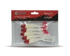 Captain 3571 Taifun Soft 10cm Levrek Silikonu 5li Paket Suni Yem 3