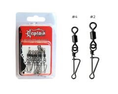 Captain 5035 Kilitli Klips Rolling 10lu Paket Black Nikel Standart - 4