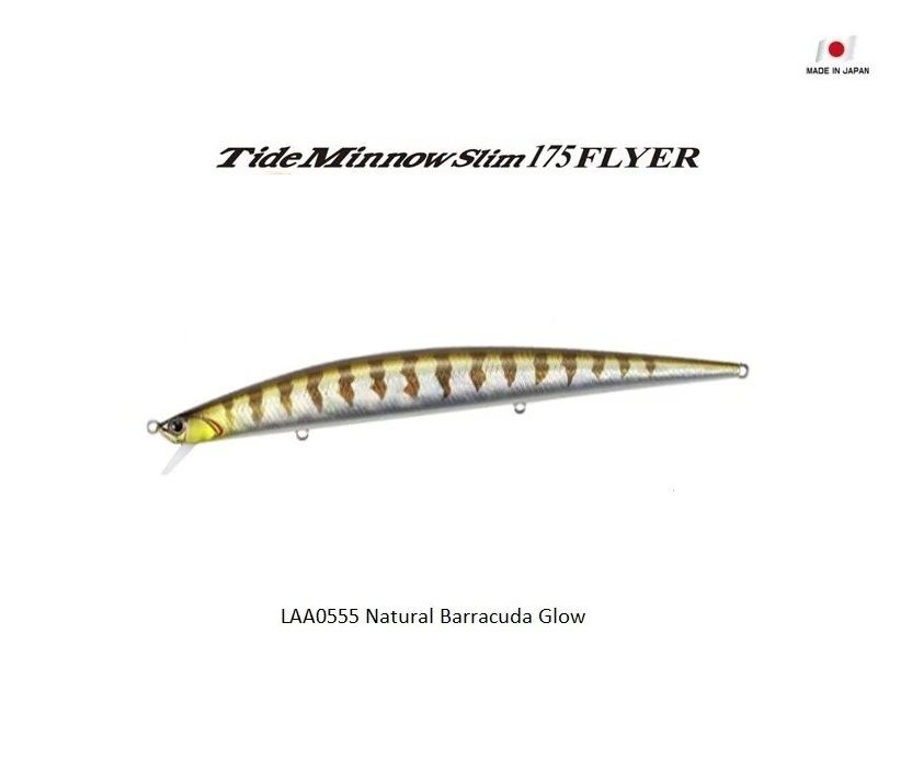 Duo Tide Minnow Slim 175 Flyer 29 gr Maket Balık Natural Barracuda Glow