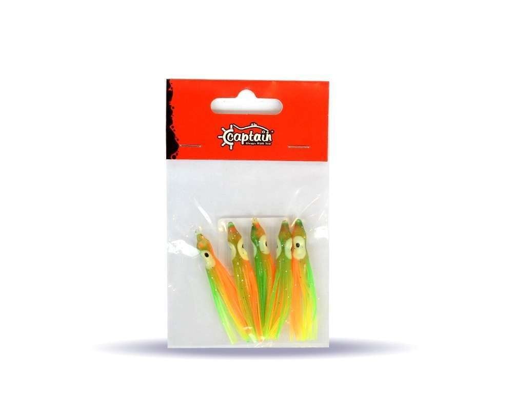 Captain 3593 Octopus Pride 5cm Ahtapot Sübye 5li Paket Suni Yem 005