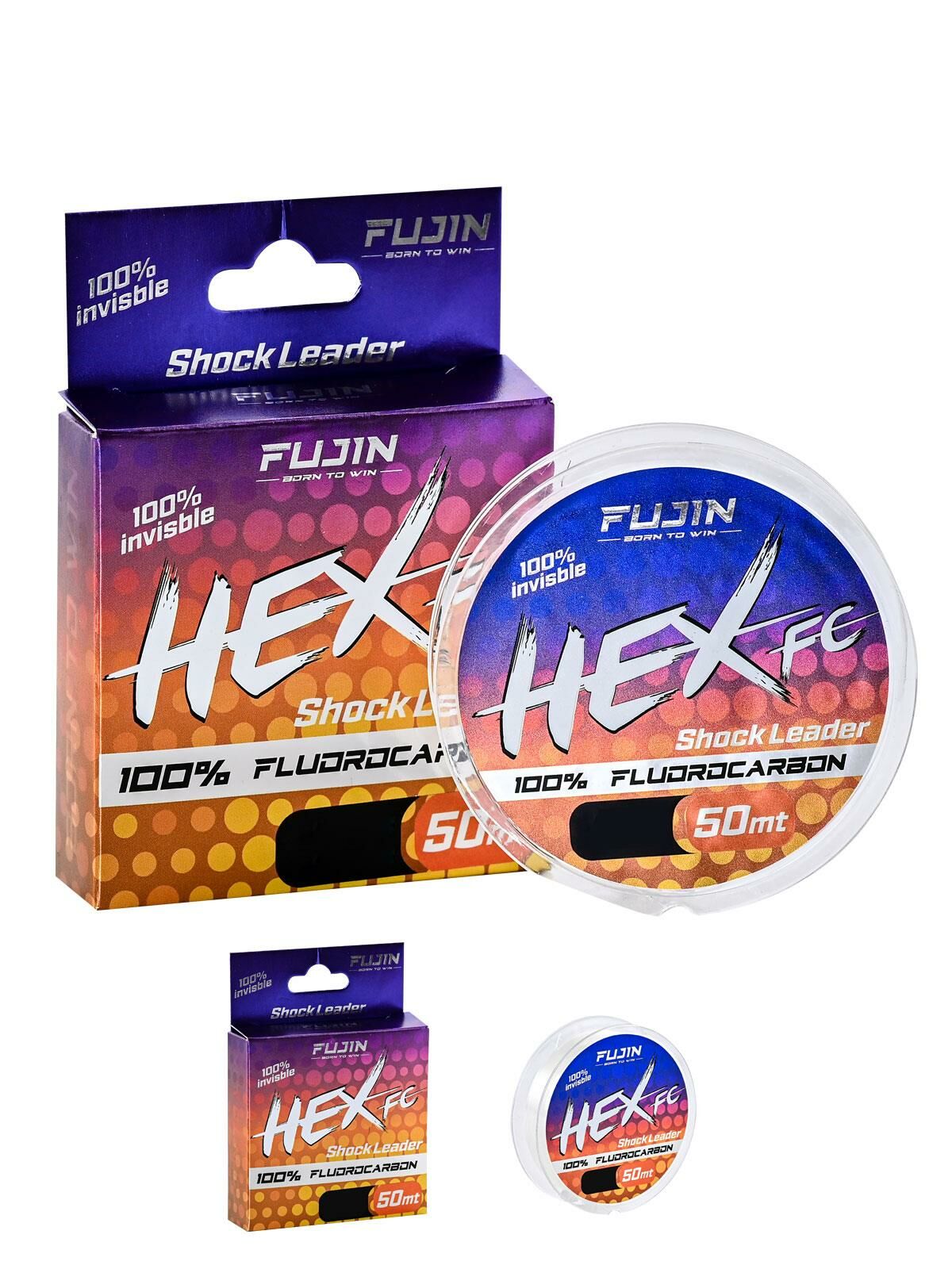 Fujin Hex %100 FC Leader 50mt Misina 0,12 mm
