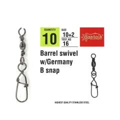 Captain 5022 Germany Klips 10lu Paket Black Nikel
