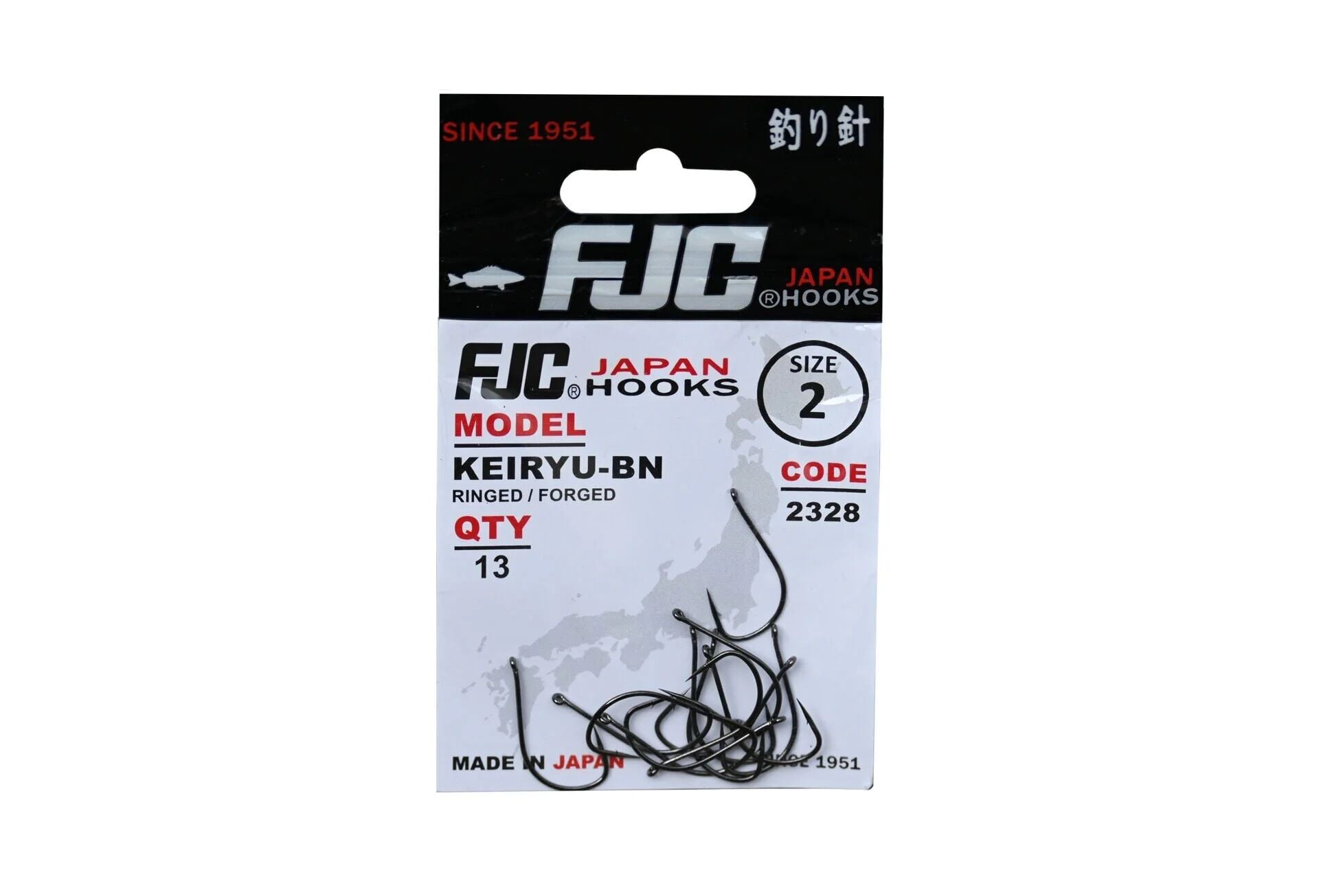 FJC 2328 Keiryu Ringed Black Nikel İğne 3