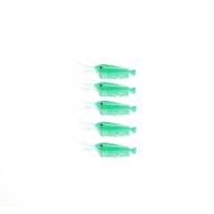 Captain 3050 Silikon Karides 4cm Suni Yem 5li Paket 003