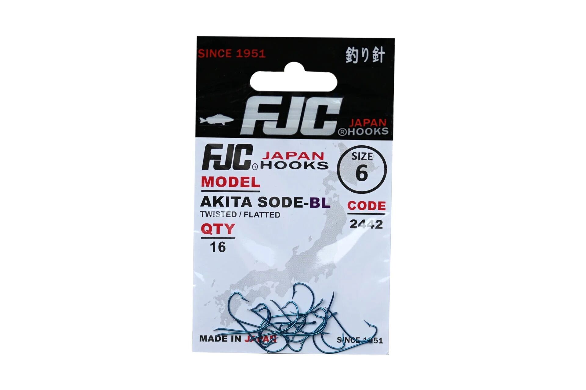 FJC 2442BL Akita Sode Mavi Japon Olta İğnesi 8