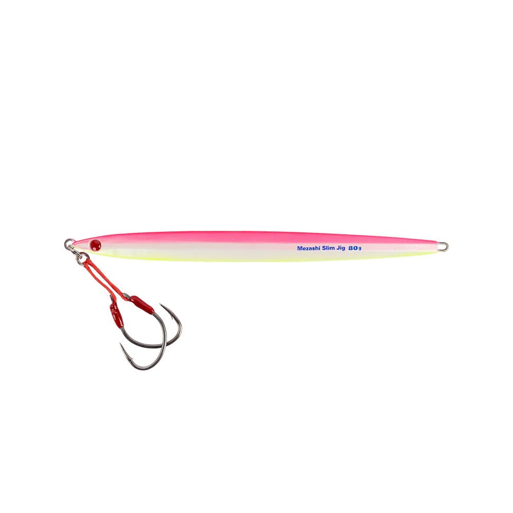 Mustad Mezashi Slim Jig GLOW PINK - 60G