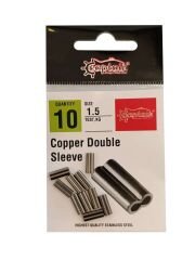 Captain 5130 Çelik Tel Sıkıştırma Burcu Double 10lu Paket Black Nikel