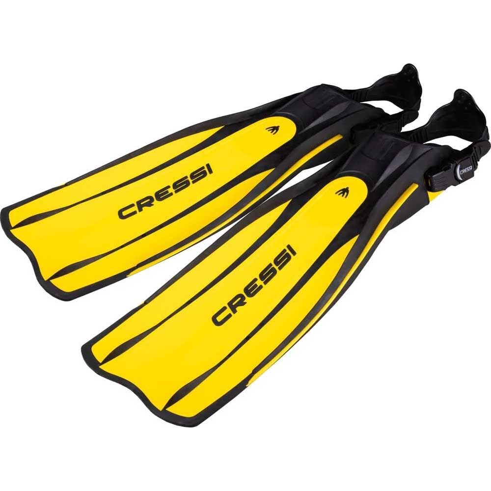 Cressi Pro Light Dalış Paleti BLACK-YELLOW - S-M