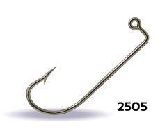 Youvella 2505 Jig Head İğnesi Dövme Delikli Uzun 100lü Kutu Nikel Standart - 4-0
