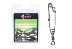 Captain 5155 Karabina Klips 2x80mm 5li Paket Black Nikel