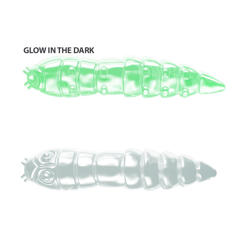 Libra Lures Kukolka Cheese Suni Yem 000 - GLOW UV GREEN - 27MM