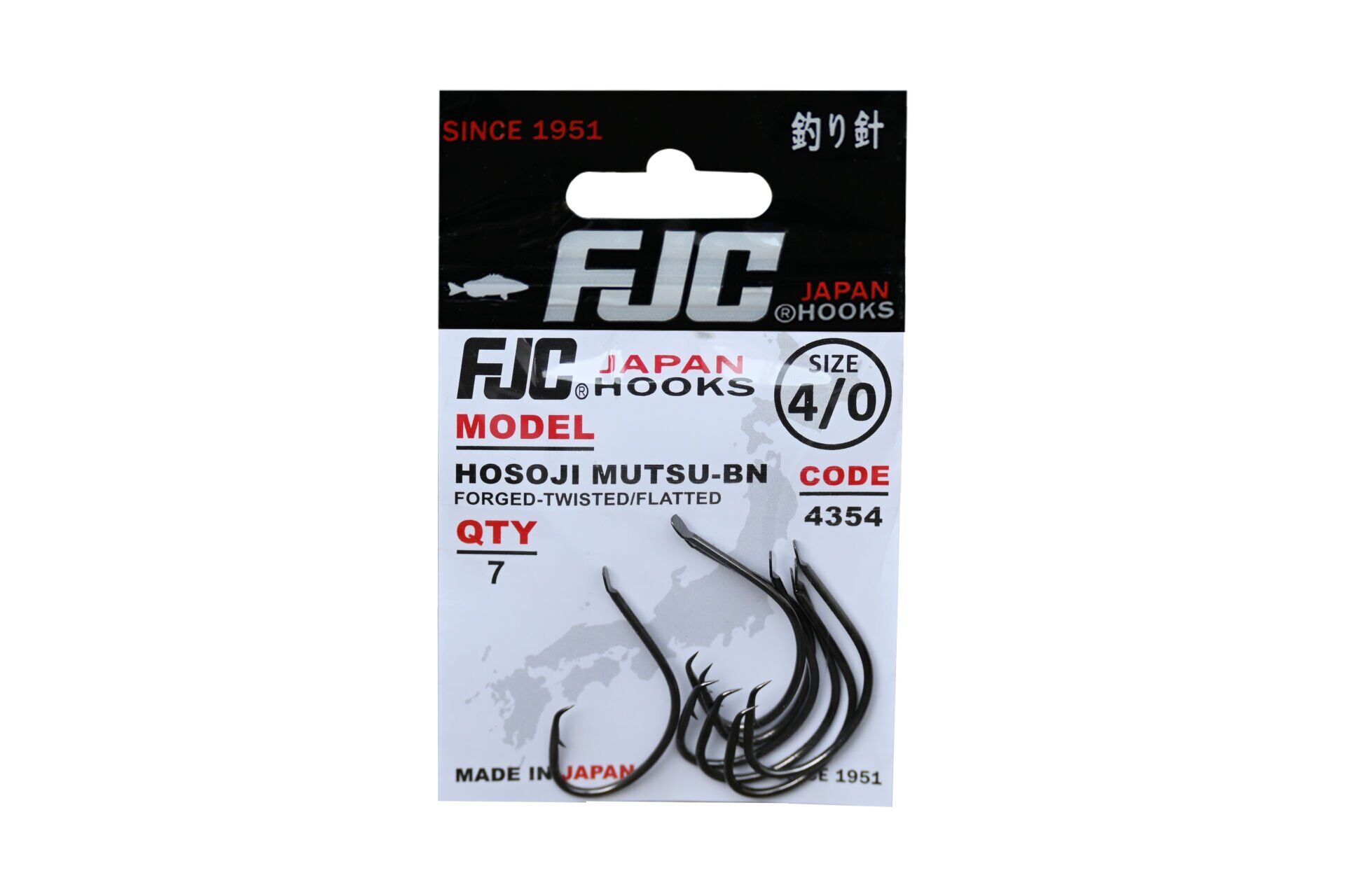 FJC 4354 Hosoji Mutsu Black Nikel Japon Circle İğne 1