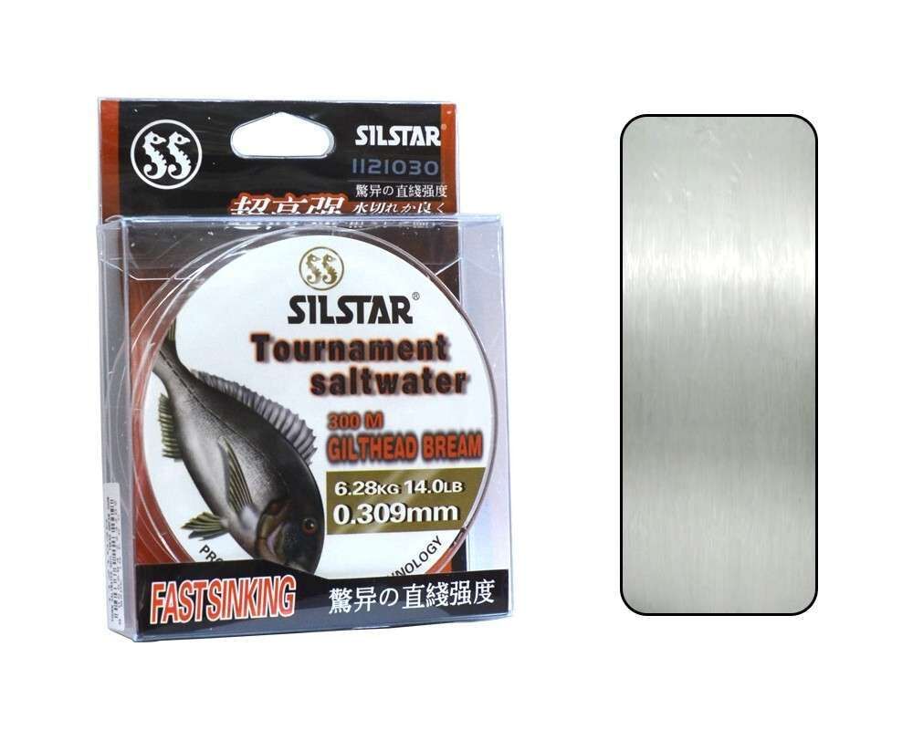 Silstar 1121 Tournament 300mt Monofilament Misina Beyaz Standart - 0.35 MM