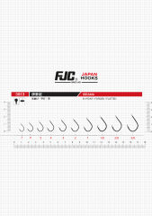 FJC 3813 Iseama Black Nikel Japon Olta İğnesi 6