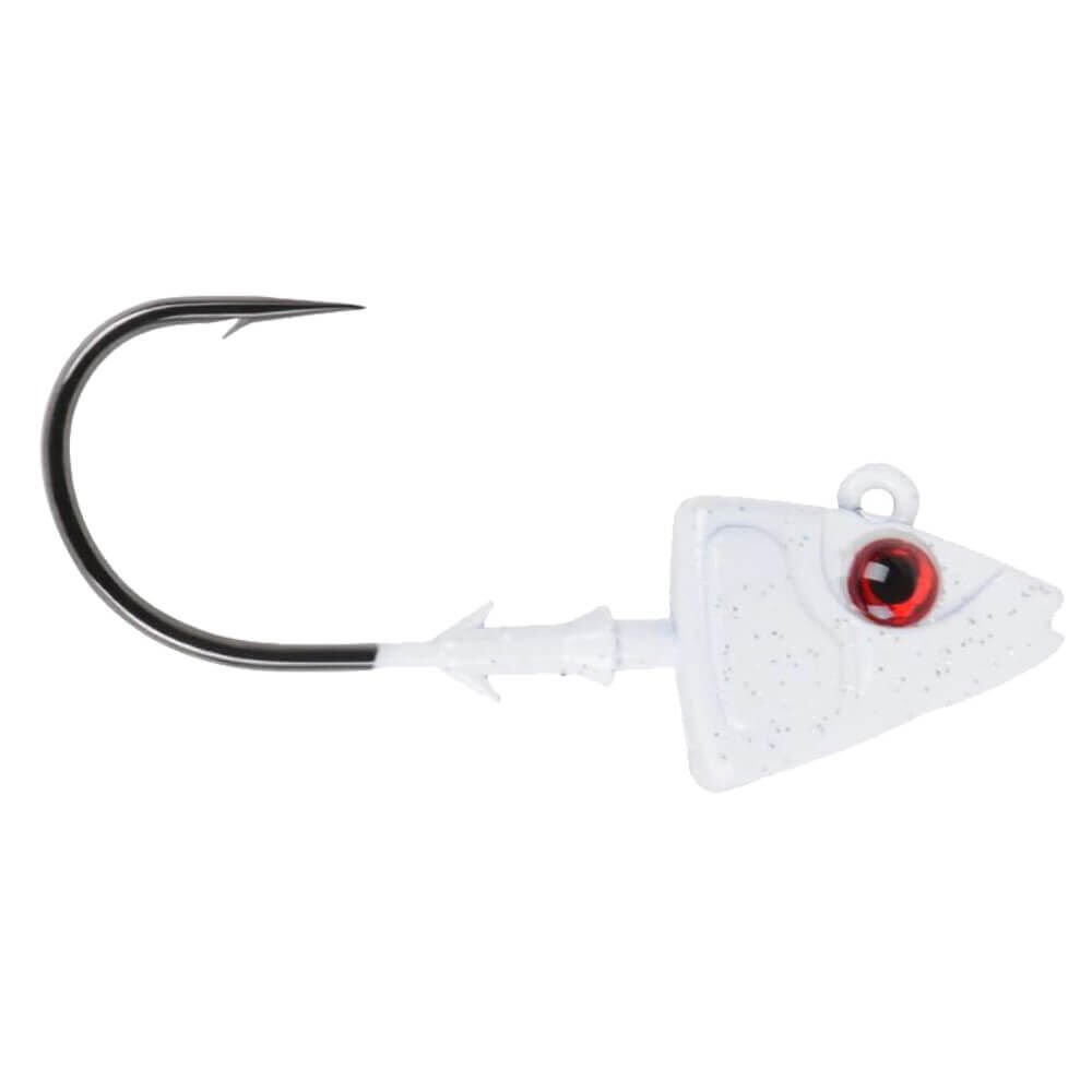 Mustad Sd824 Shad Jig Head WH - WHITE - 3.5GR - 3LU - 1-0
