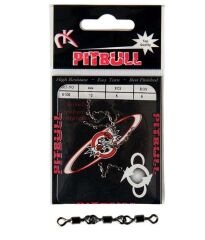 Pitbull 5105 3 Zincir Fırdöndü 5li Paket Black Nikel Standart - 12