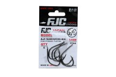 FJC 3744 Aji Sakiuchi Black Nikel Japon Olta İğnesi 4