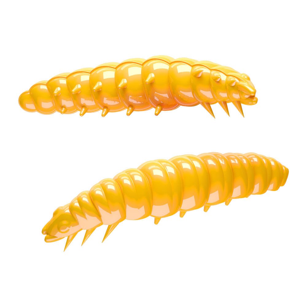 Libra Lures Larva Garlic Suni Yem 008 - DARK YELLOW - 35MM