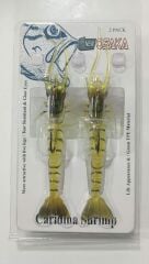 Osaka Caridina Shrimp 10.2Cm 9.5Gr Silikon Karides (2'li Paket) C008