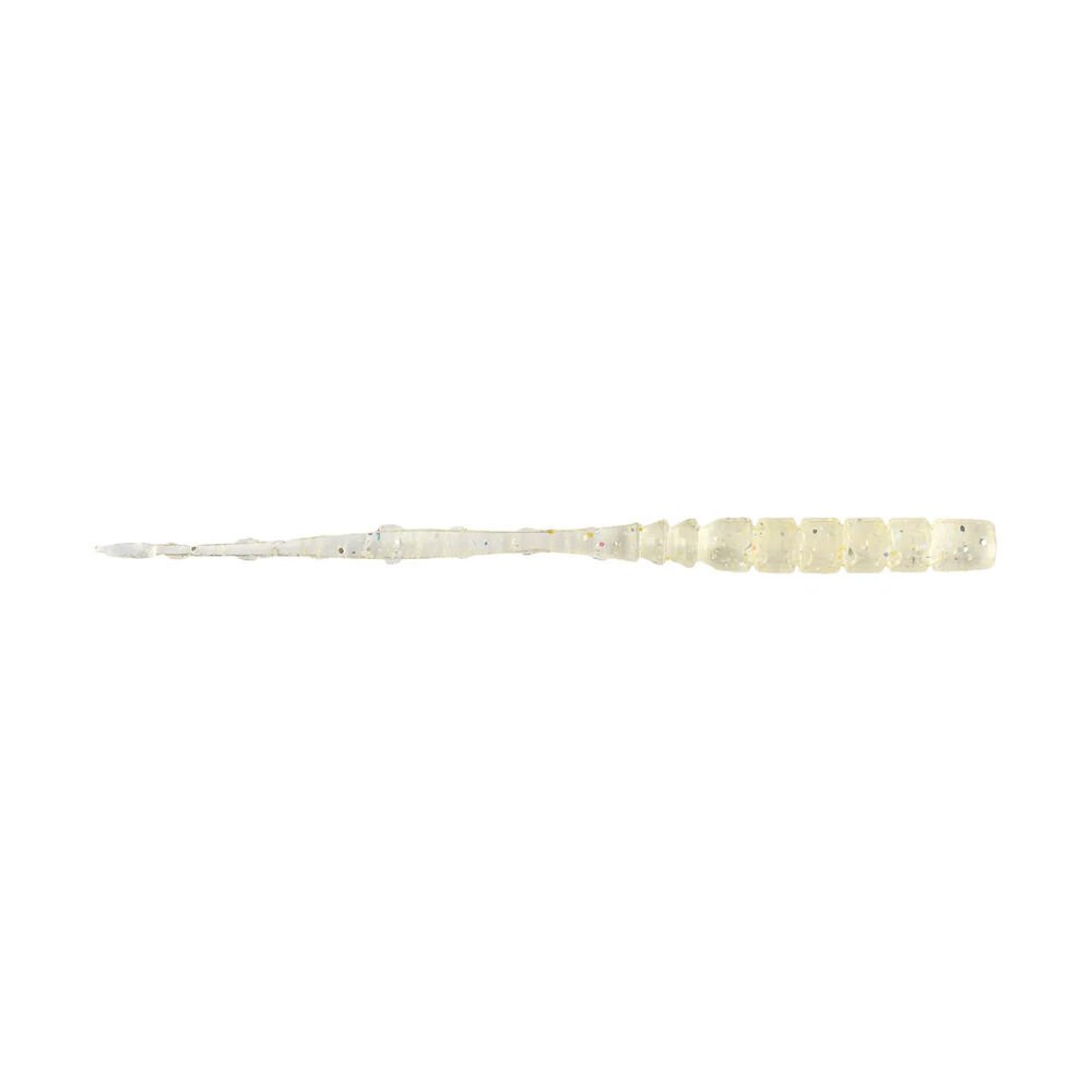 Mustad Aji Straight Tail Silikon Kurt 001 - CL.RAINBOW GLITTER - 76MM - 12Lİ