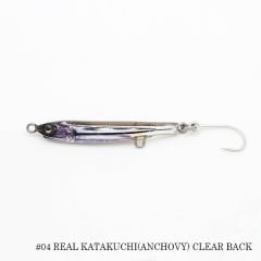 Little Jack Amezaiku JP 35mm 1gr Suni Yem #04 REAL KATAKUCHI (ANCHOVY) CLEAR BACK
