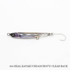 Little Jack Amezaiku JP 45mm 1.7gr Suni Yem #04 REAL KATAKUCHI (ANCHOVY) CLEAR BACK