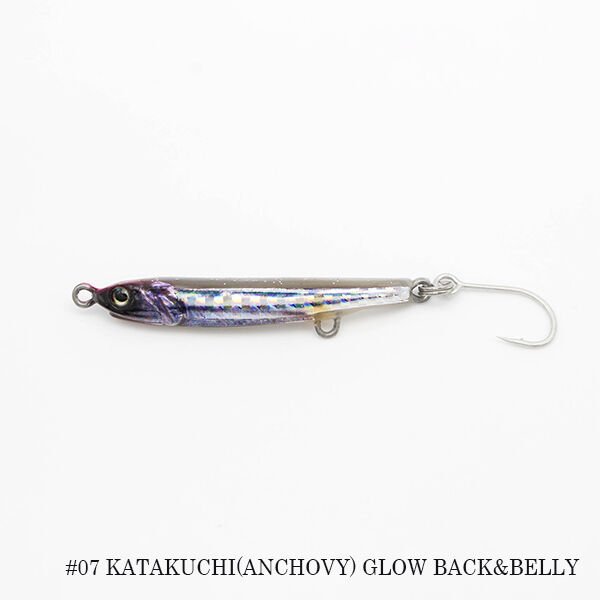 Little Jack Amezaiku JP 45mm 1.7gr Suni Yem #07 KATAKUCHI (ANCHOVY) GLOW BACK & BELLY