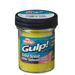 Berkley PowerBait Extra Scent Saltwater Hamur FISHOIL-YELLOW SILVER - 50GR