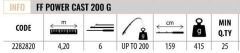 Lineaeffe 2282820 Power Cast 420cm Tele Surf Kamış UP TO 200gr  Atar