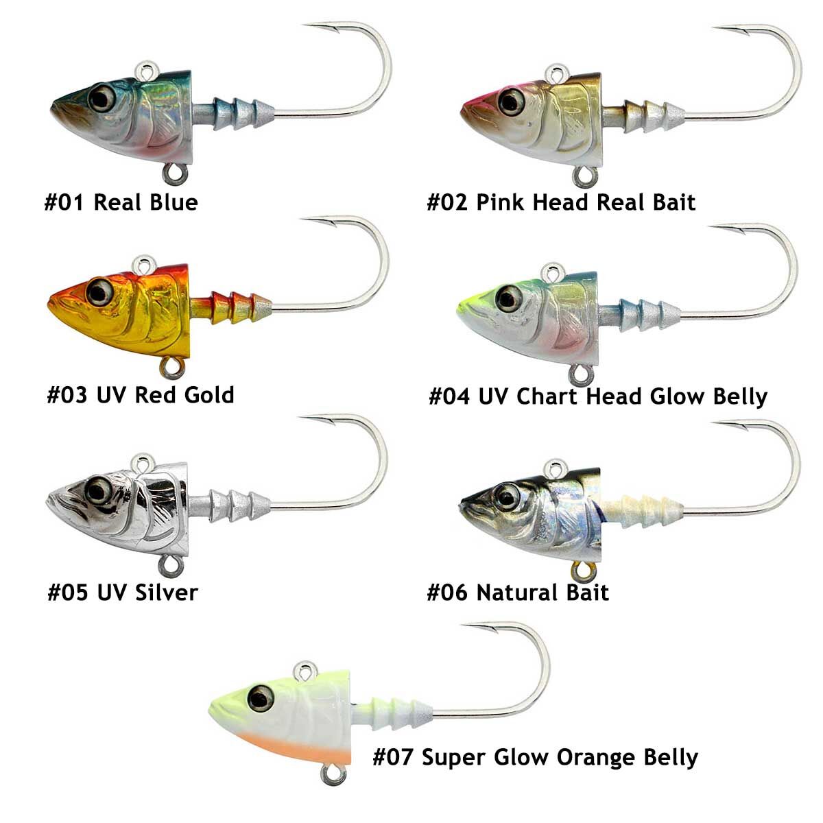 Little Jack Genuine Shape Jig Head 5gr 1/0 Numara