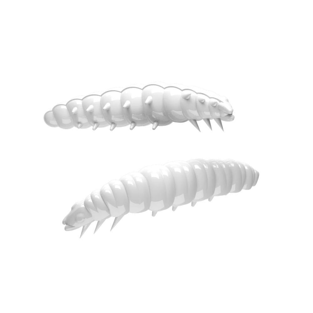 Libra Lures Larva Cheese Suni Yem 001-WHITE - 35MM