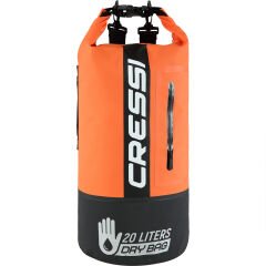 Cressi Premium Dry Bag BLACK - ORANGE - 20L