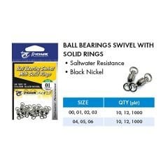 Pioneer Ball Bearings Swivel with Solid Rings Fırdöndü