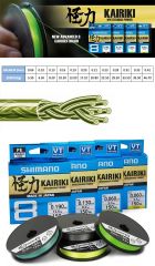 Shimano Kairiki 8 150m Yellow 0.160mm/10.3kg Örgü İp