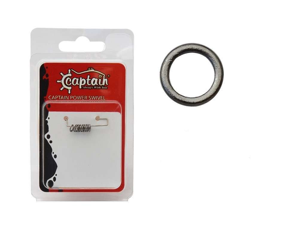 Captain 5146 Assist Halkası İnox 10lu Paket Black Nikel Standart - 0.65 MM
