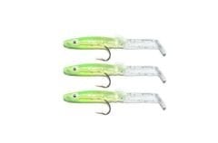 Captain 3526 Eel Fish 5cm Silikon Zargana Suni Yem 3lü Paket E05 GREEN 