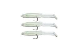 Captain 3526 Eel Fish 5cm Silikon Zargana Suni Yem 3lü Paket E11 GREEN 