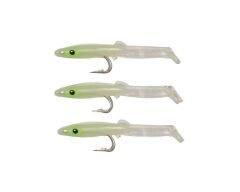 Captain 3526 Eel Fish 5cm Silikon Zargana Suni Yem 3lü Paket E13 GLOW