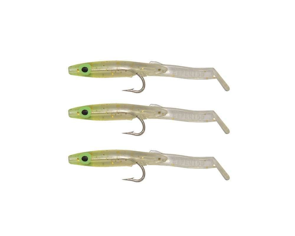 Captain 3526 Eel Fish 5cm Silikon Zargana Suni Yem 3lü Paket E17 GOLD G