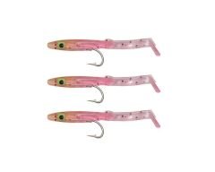 Captain 3526 Eel Fish 5cm Silikon Zargana Suni Yem 3lü Paket E03 PINK G