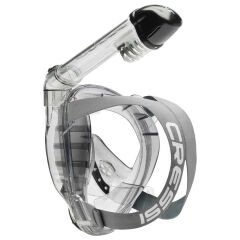 Cressi Knight Tam Yüz Maske SMOKED/CLEAR - M/L