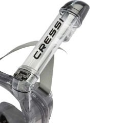 Cressi Knight Tam Yüz Maske SMOKED/CLEAR - M/L