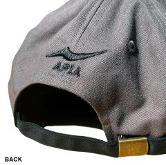 Apia Flat Gray - Black Cap Gri Siyah Şapka